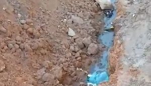 Moradores reclamam da falta de saneamento no bairro Santa Maria / Foto: Foto: Redes Sociais/ Reprodução
