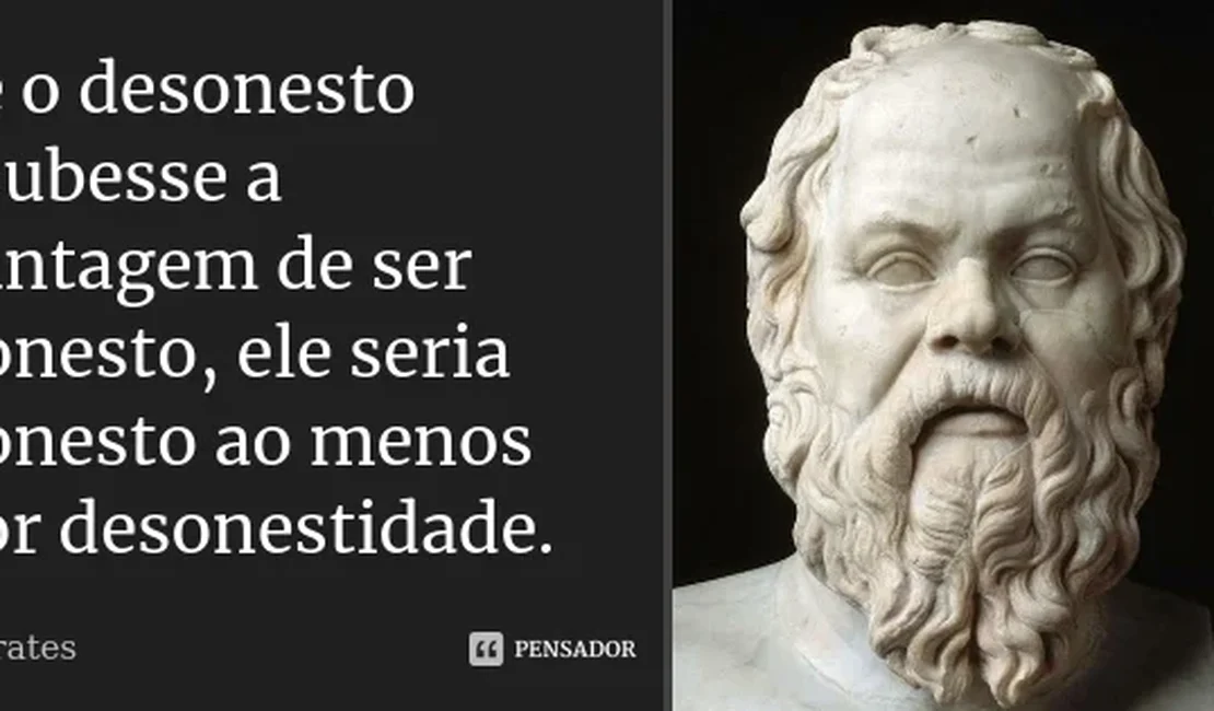 Entre a honestidade de um e a desonestidade de outros