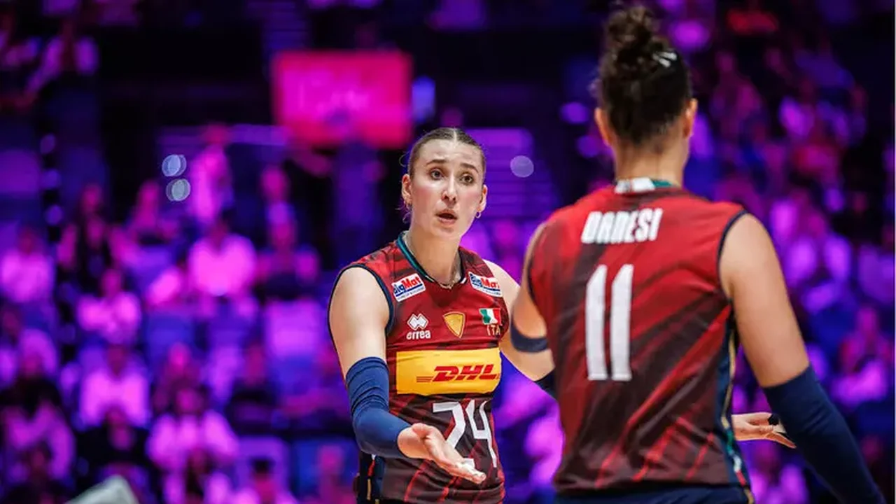 Itália derrota Ucrânia na abertura da 3ª semana da VNL Feminina