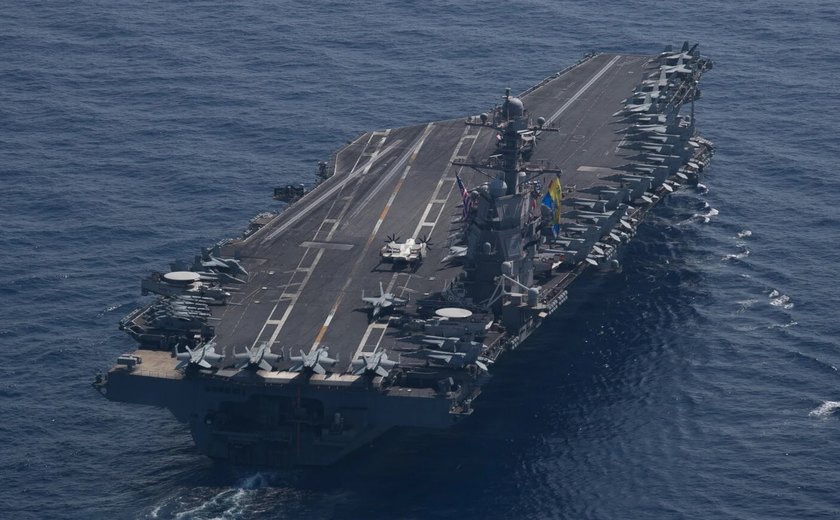 Conheça o USS Gerald R. Ford, maior navio de guerra do mundo enviado pelos EUA a Israel