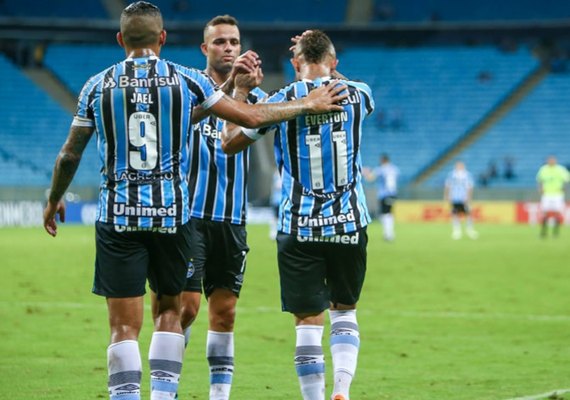 Grêmio dá show, goleia Cerro Porteño e assume liderança de grupo da Libertadores