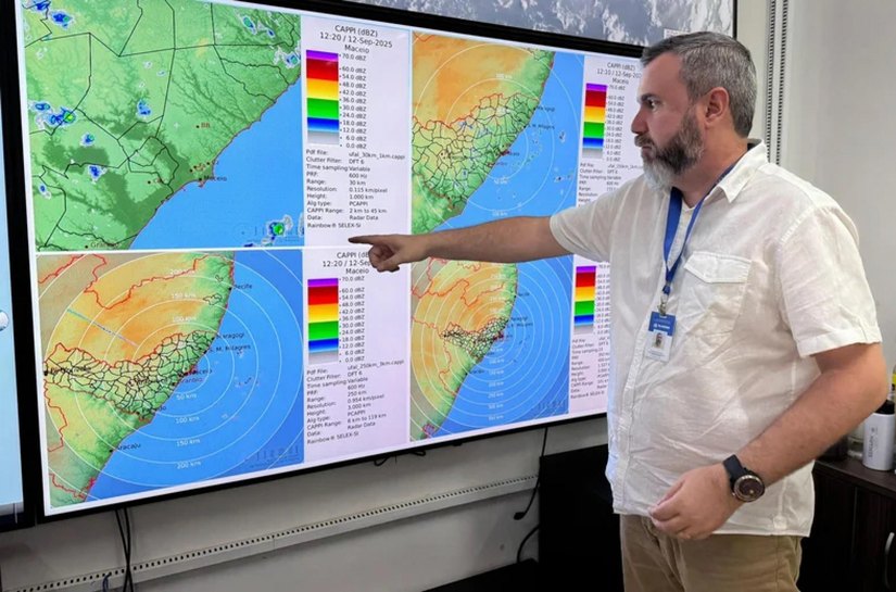 Semarh alerta: Estado de Atenção para chuvas contínuas e risco de alagamentos em Alagoas