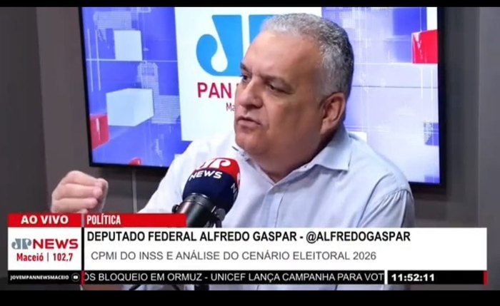 Alfredo Gaspar, é pré-candidato ao Senado por Alagoas nas Eleiõçes 2026