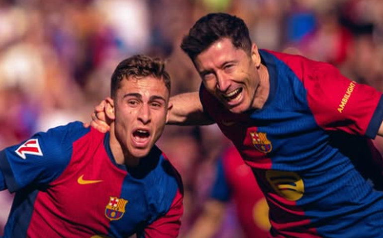 Barcelona domina o Girona, vence a 9ª seguida e volta a abrir três pontos sobre o Real Madrid