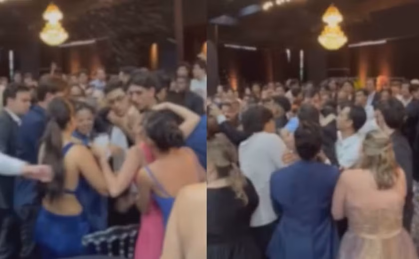 Pai de estudante tenta expulsar DJ de formatura por causa de letra de música, e festa acaba em agressões e bate-boca generalizado