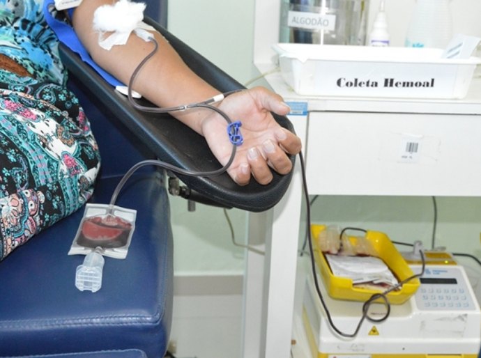 Hemoal está com apenas 28% do estoque de sangue necessário
