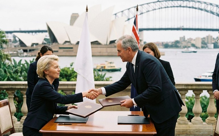 União Europeia e Austrália assinam acordo de livre comércio e nova parceria de defesa