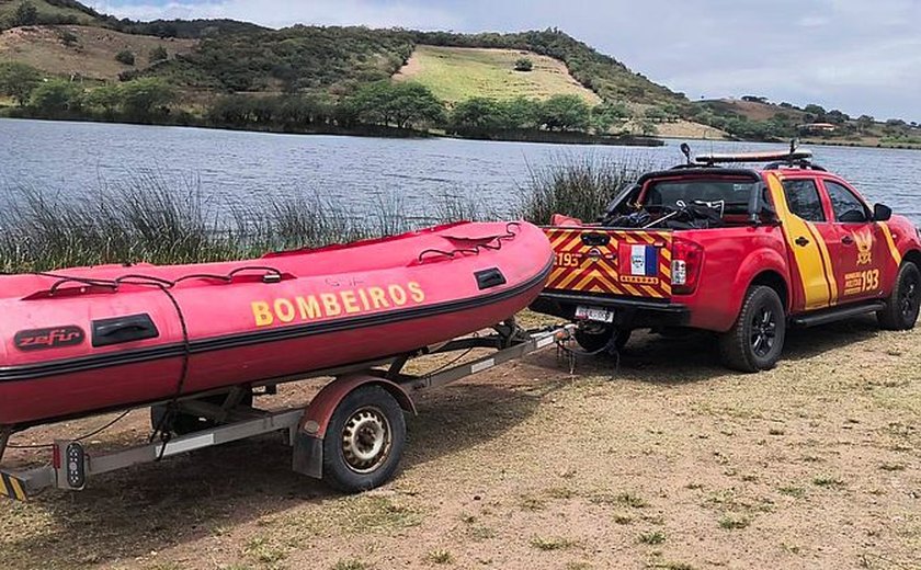 Bombeiros buscam pescador desaparecido em barragem de Alagoas