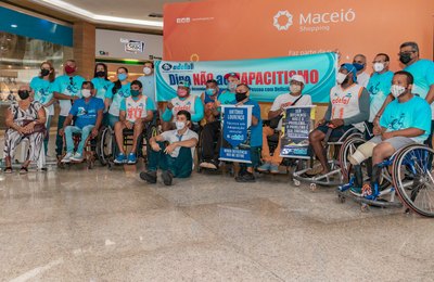 Saúde celebra o Dia Internacional da Pessoa com Deficiência com ações no Maceió Shopping