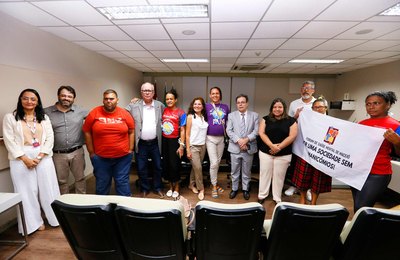 TJAL recebe representantes do Conselho Nacional de Direitos Humanos