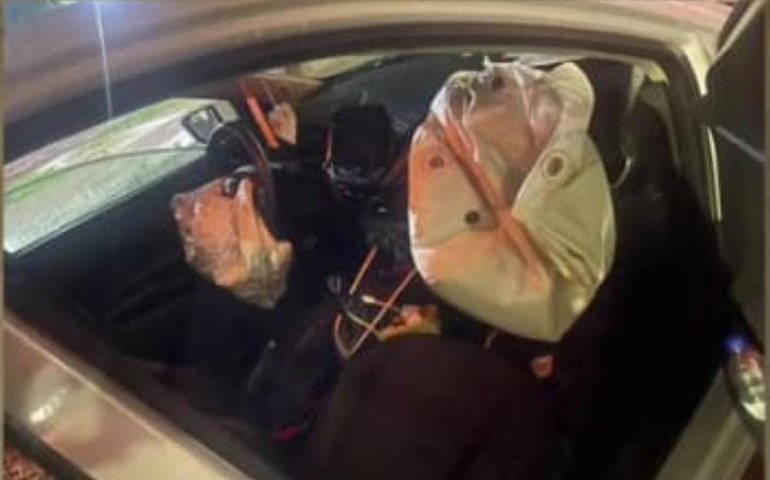 Grávida de 7 meses sofre acidente em buraco de obra mal sinalizada em Palmeira dos Índios