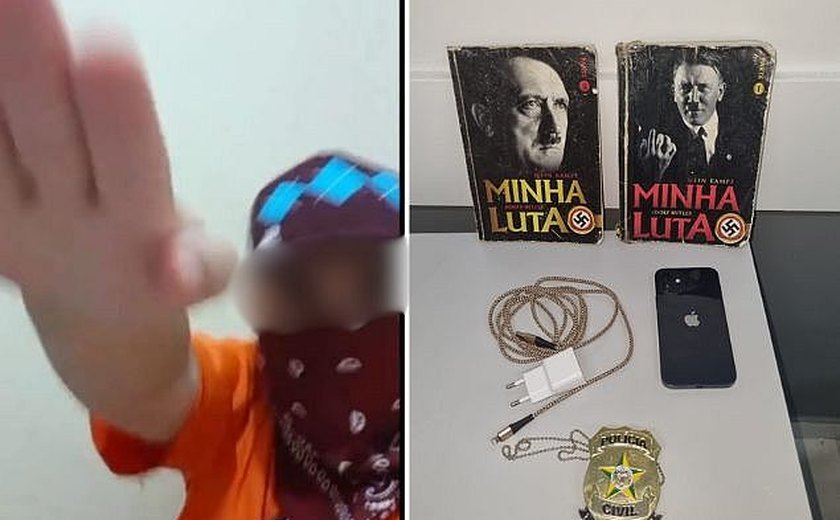 Jovem é preso por suspeita de estupro virtual e apologia ao nazismo em Arapiraca