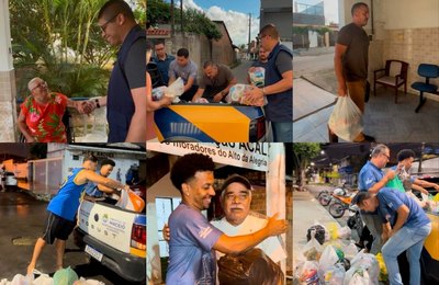 Semesp leva milhares de donativos a instituições de Maceió
