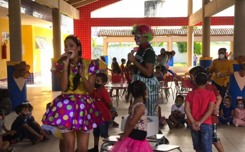 Rede Municipal de Branquinha celebra o Dia das Crianças