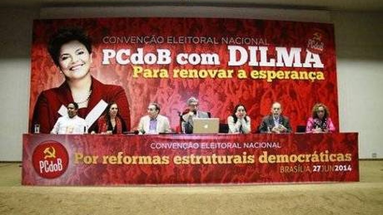 PCdoB oficializa apoio à reeleição de Dilma