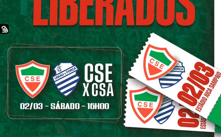 CSE pede arbitragem da Fifa para jogo contra o CSA, sábado, em Palmeira dos Índios