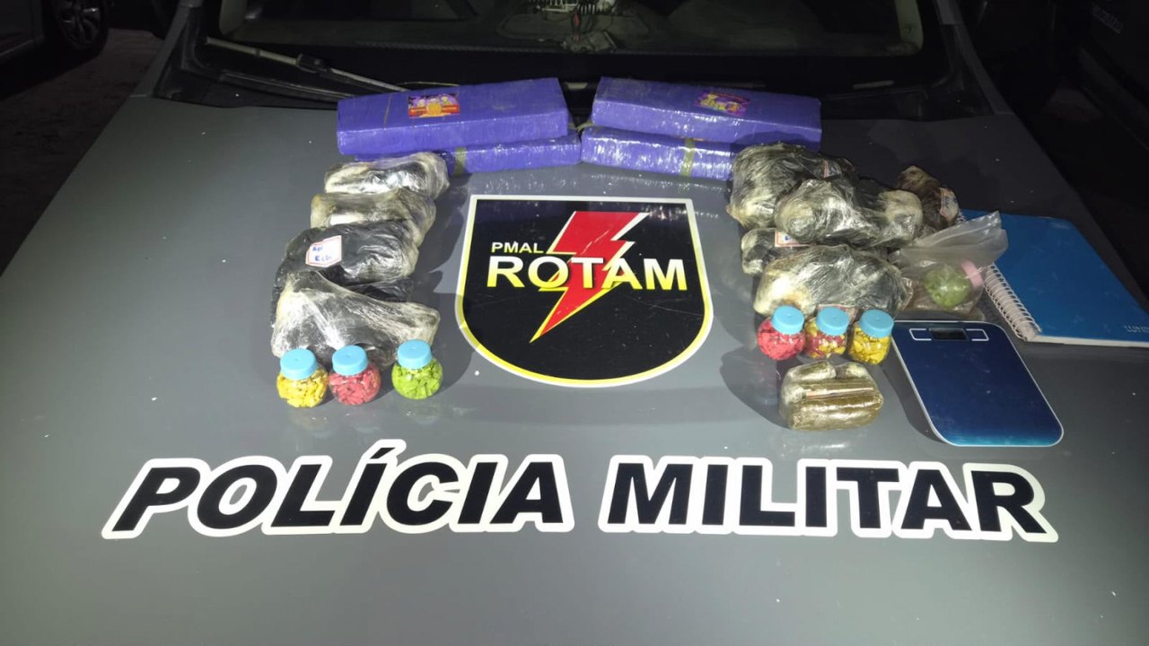 Rotam apreende mais de 7 kg de drogas em Cruz das Almas