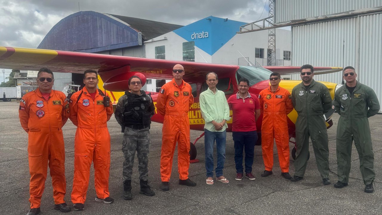 Departamento Estadual de Aviação realiza missão para transplante de fígado