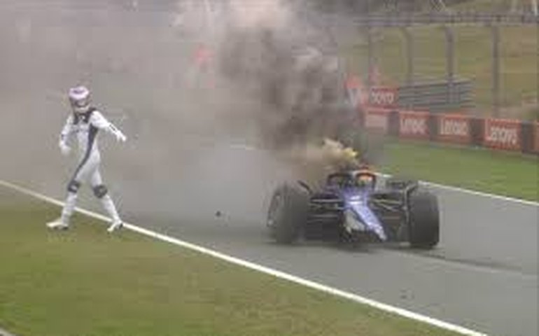 Sargeant bate forte em 3º treino livre da F-1 na Holanda, e Gasly faz melhor tempo