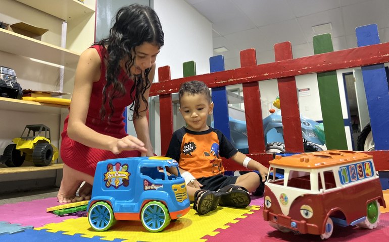 HGE salva a vida de criança que teve pneumonia, derrame pleural e precisou de UTI