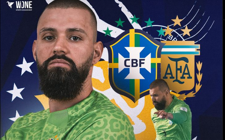 Goleiro Willian celebra o hexa na Copa do Mundo de futsal: 'A gente só precisa de estrutura'