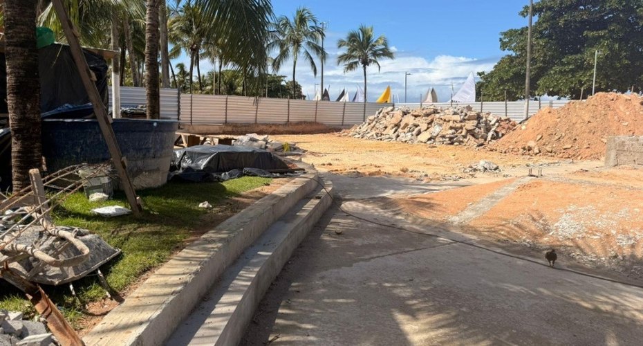 Reforma do Skatepark da Pajuçara avança e entra na fase de demolição da pista