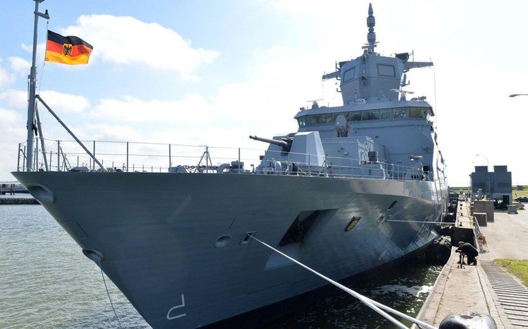 Detectam dezenas de quilos de aparas de metal em sistema de motores de novo navio alemão