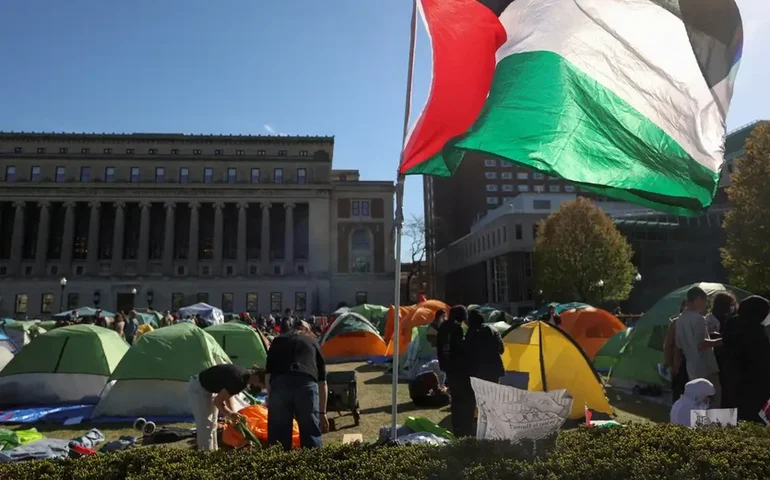 Europa tem protestos a favor da Palestina com pedido de cessar-fogo