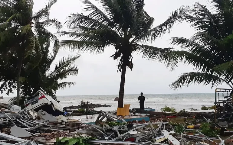 Tsunami meteorológico atinge litoral sul de Santa Catarina