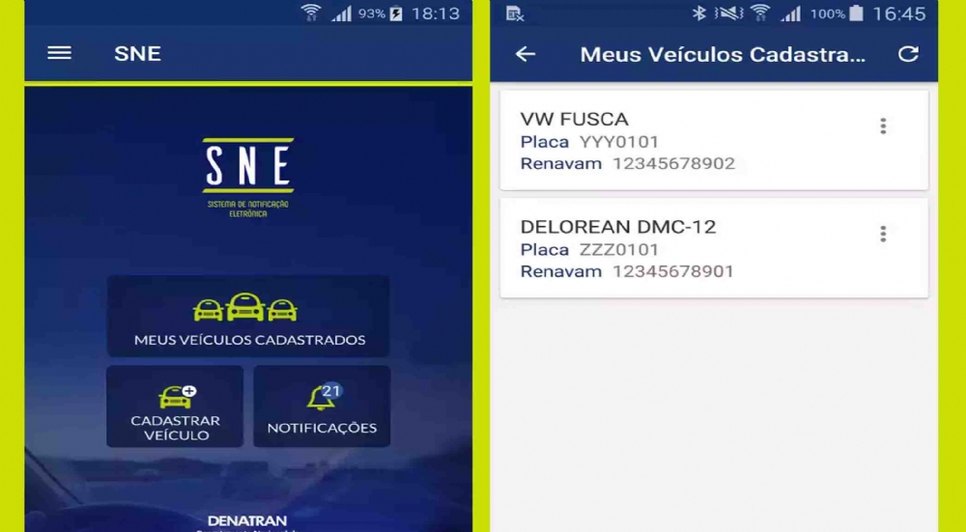 APP MULTA / Foto: DETRAN