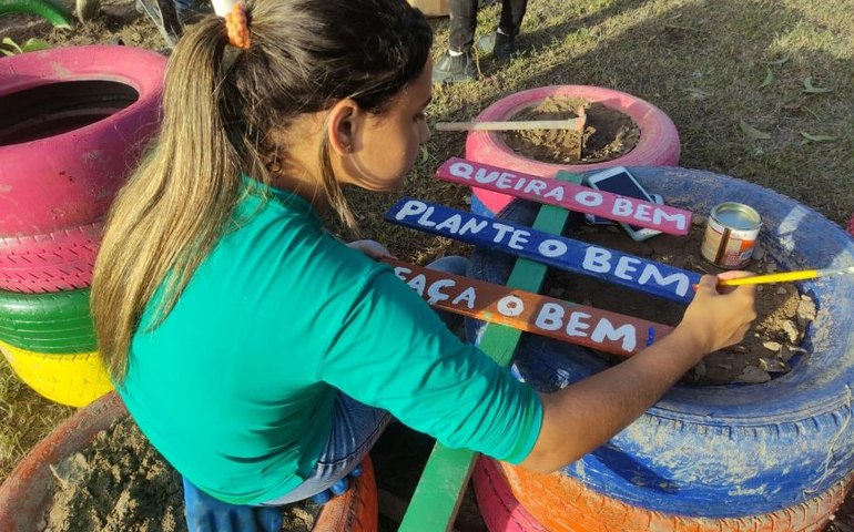 Desenvolvimento Sustentável revitaliza área de descarte irregular no bairro Santa Amélia