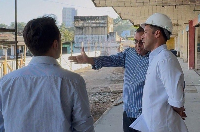 Vice-prefeito e titular da Seminfra afirma que recursos para obra do Novo Mercado da Produção estão garantidos