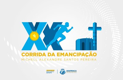 Estão abertas as inscrições para a XX Corrida da Emancipação Michell Alexandre Santos Pereira