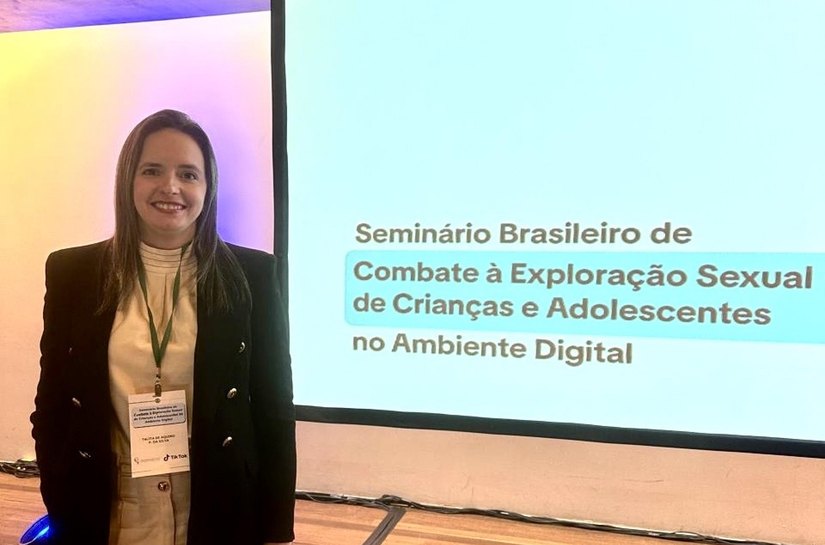 Delgada de Crimes Contra Crianças e Adolescentes representa o Estado em evento nacional sobre exploração sexual infantil na internet