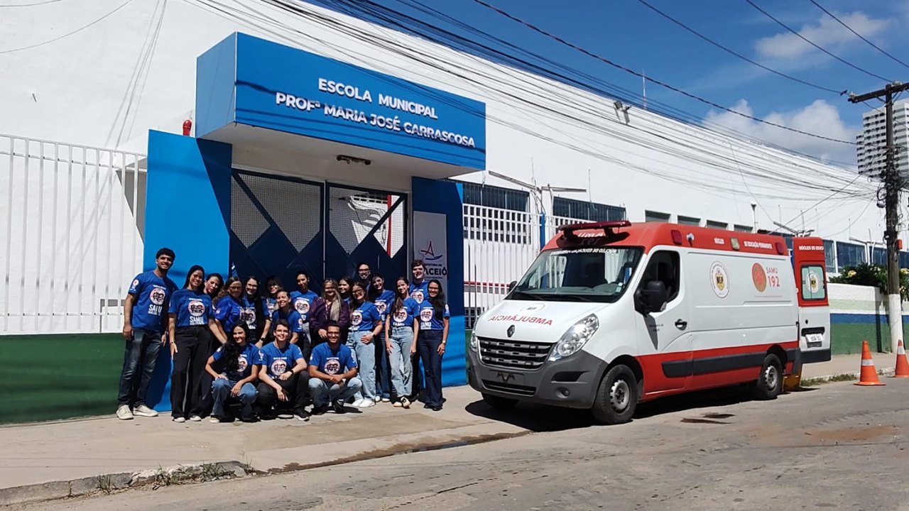 Samu nas Escolas inicia ações de 2026 em Maceió