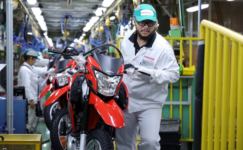 Produção de motos cresce 3,4% e tem melhor resultado em 13 anos