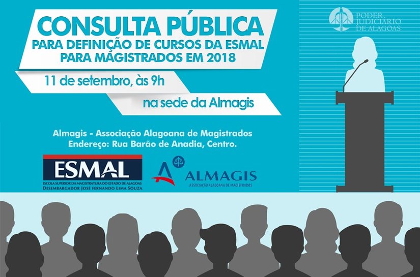 Esmal realizará consulta pública com juízes para definir cursos de 2018