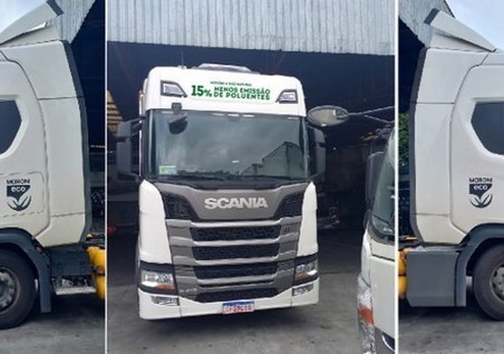 Empresa brasileira testa primeira carreta movida a gás natural