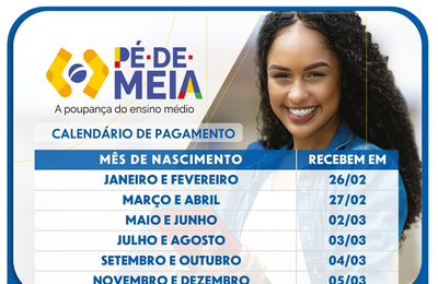 Caixa inicia pagamento dos Incentivos Conclusão e Enem do Programa Pé-de-Meia