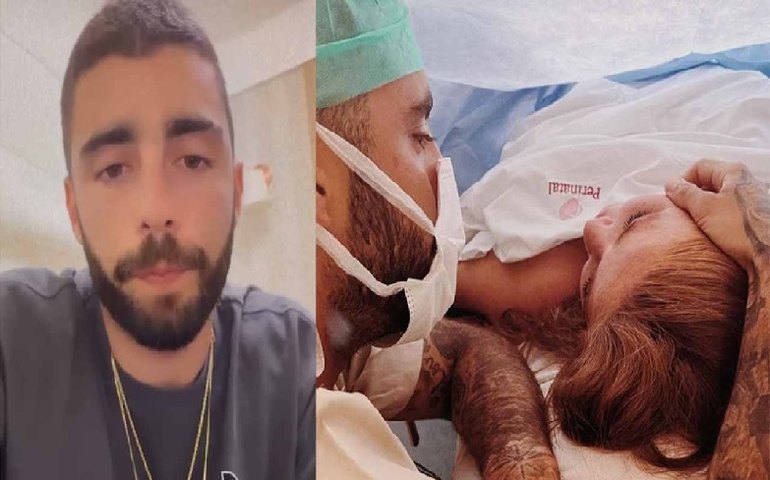 Recém nascida, filha de Pedro Scooby passa por nova cirurgia e surfista agradece