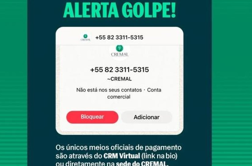 Médicos alagoanos são vítimas do golpe do falso boleto do Cremal