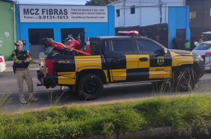 DMTT recupera motocicleta com denúncia de roubo