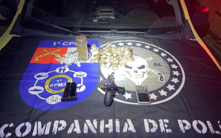 PM apreende armas e drogas durante ações no interior e na Região Metropolitana