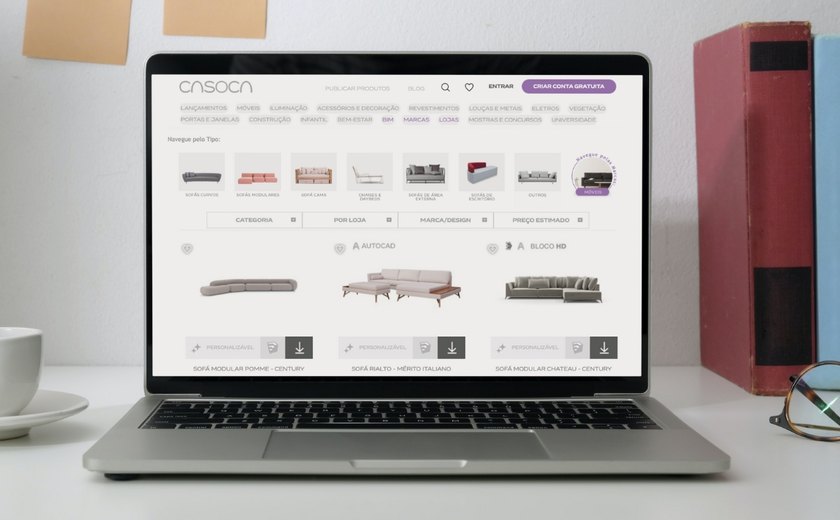 Sofás são os móveis mais procurados por arquitetos e designers no Brasil