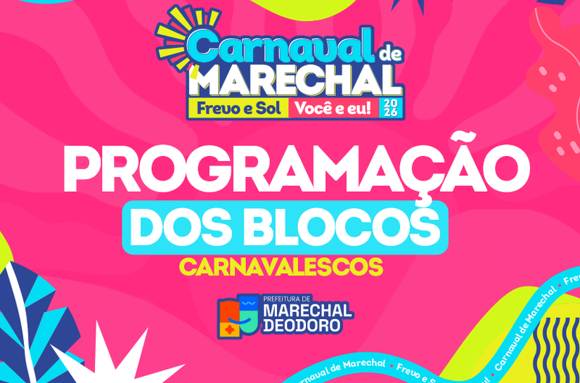 ‘Frevo e Sol 2026’: confira a programação dos blocos carnavalescos de Marechal