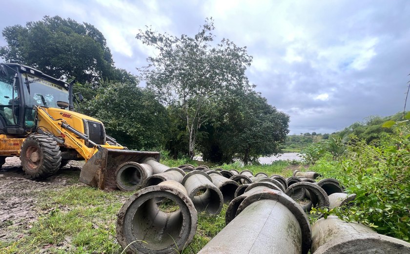Prefeitura de Branquinha realiza grande obra de drenagem no assentamento Santo Antônio da Boa Vista
