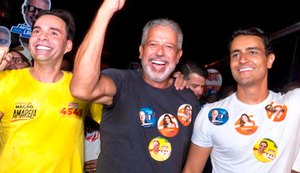 Kelmann Vieira, Arthur Lira e JHC. / Foto: Assessoria.
