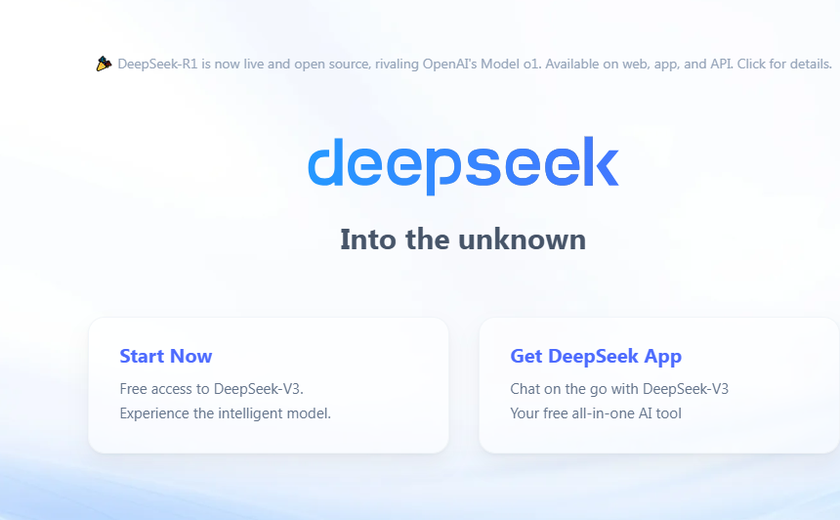 China: DeepSeek lança chatbot IA comparável ou superior a modelos ocidentais e assusta techs