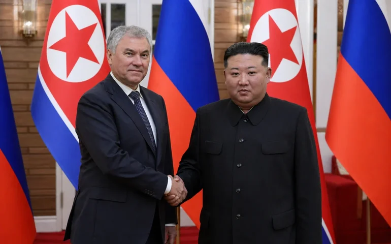 Delegação russa intensifica negociações com a Coreia do Norte em várias áreas