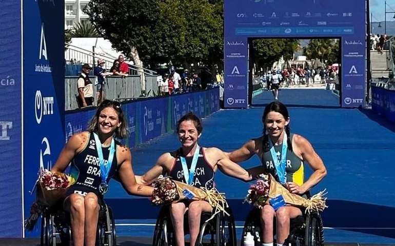 Brasil é prata e bronze no Mundial de triatlo paralímpico na Espanha